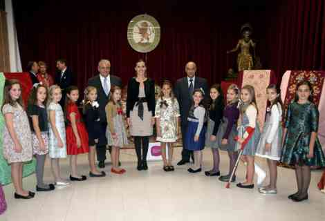 Telas de Catalá para la Corte de Honor Infantil 2012