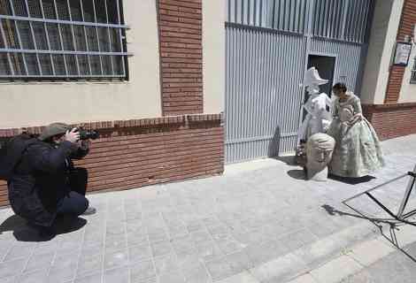 Así se hizo el reportaje sobre los trajes de la Fallera Mayor de Valencia