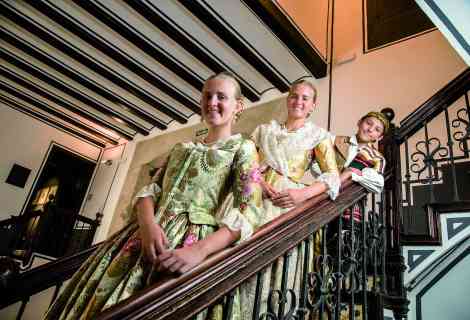Garín, en el Colegio del Arte Mayor de la Seda