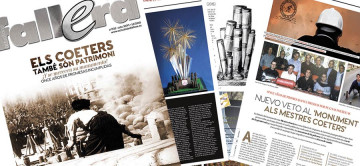 El monumento ‘als Mestres Coeters’ de nuevo en la batalla política