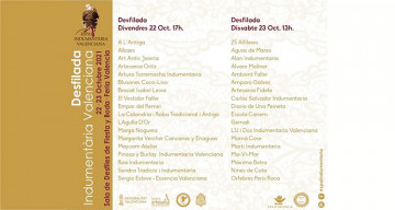 Las Falleras Mayores de Valencia 2022 inaugurarán los desfiles de indumentaria valenciana de Feria Valencia Las Falleras Mayores de Valencia 2022 inaugurarán los desfiles de indumentaria valenciana de Feria Valencia