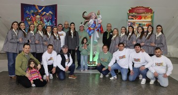 Todo preparado para la inauguración de la Exposición del Ninot