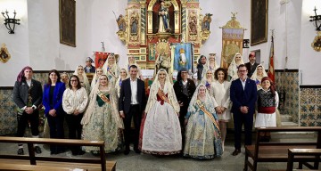 La Fallera Mayor de Valencia acompañó a la falla de Sant Antoni de Portmany en su 25 aniversario