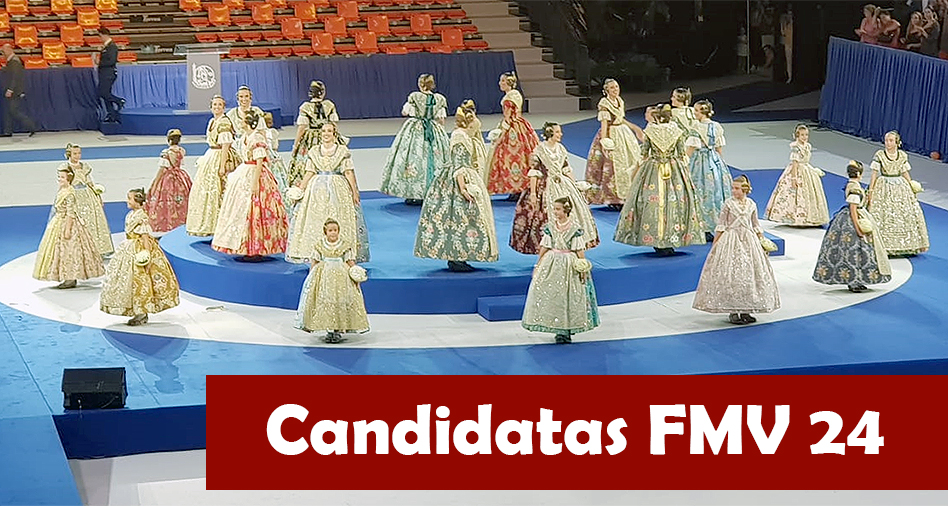 Candidatas a Fallera Mayor de Valencia 2024