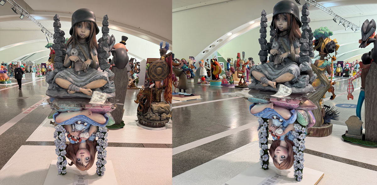 El ninot de la Falla Sueca–Literato Azorín, elegido Ninot Indultat 2026