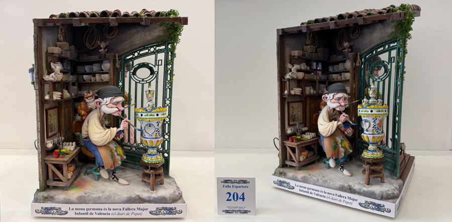 El ninot infantil de la Falla Espartero–Gran Vía Ramón y Cajal, elegido Ninot Indultat Infantil 2026